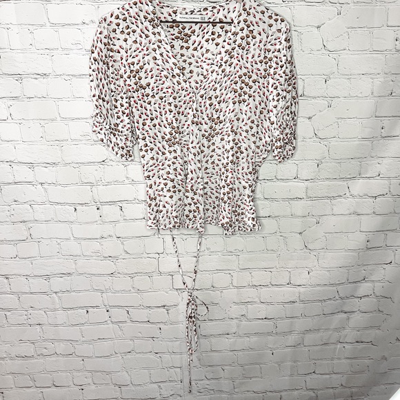 Faithfull the Brand Salvador Top Sabine Floral Print Size Extra Large (US 10) - Picture 4 of 16